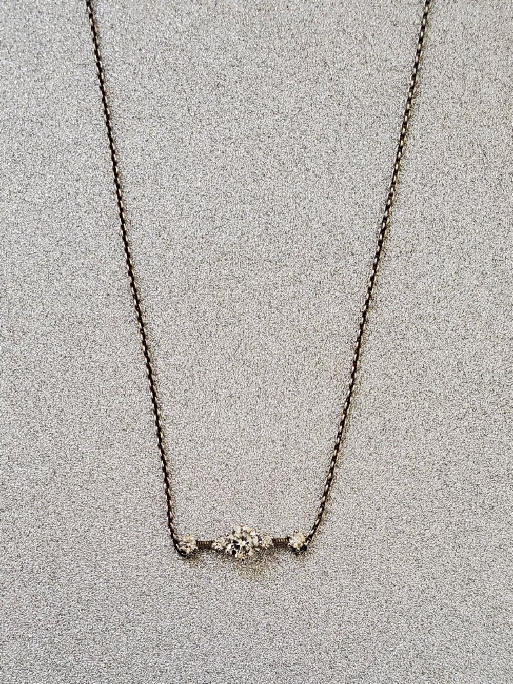 Nadri Edward Bar Pedant Necklace Cubic Zirconia